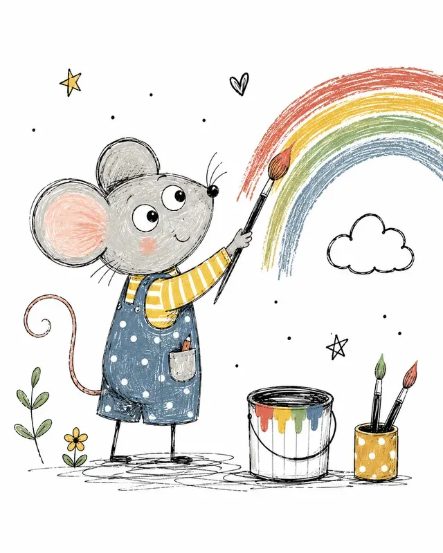 Scandinavian Nursery Doodles