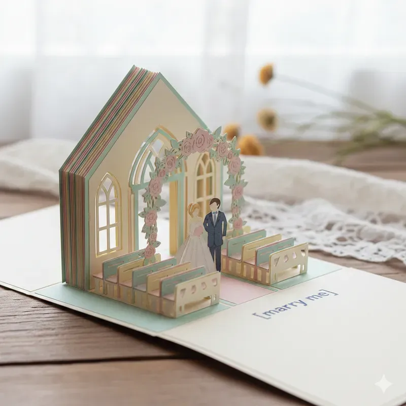 Handcrafted Miniature Popup Cards