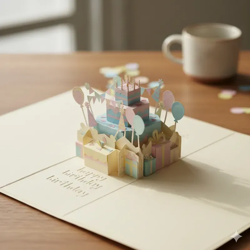 Handcrafted Miniature Popup Cards