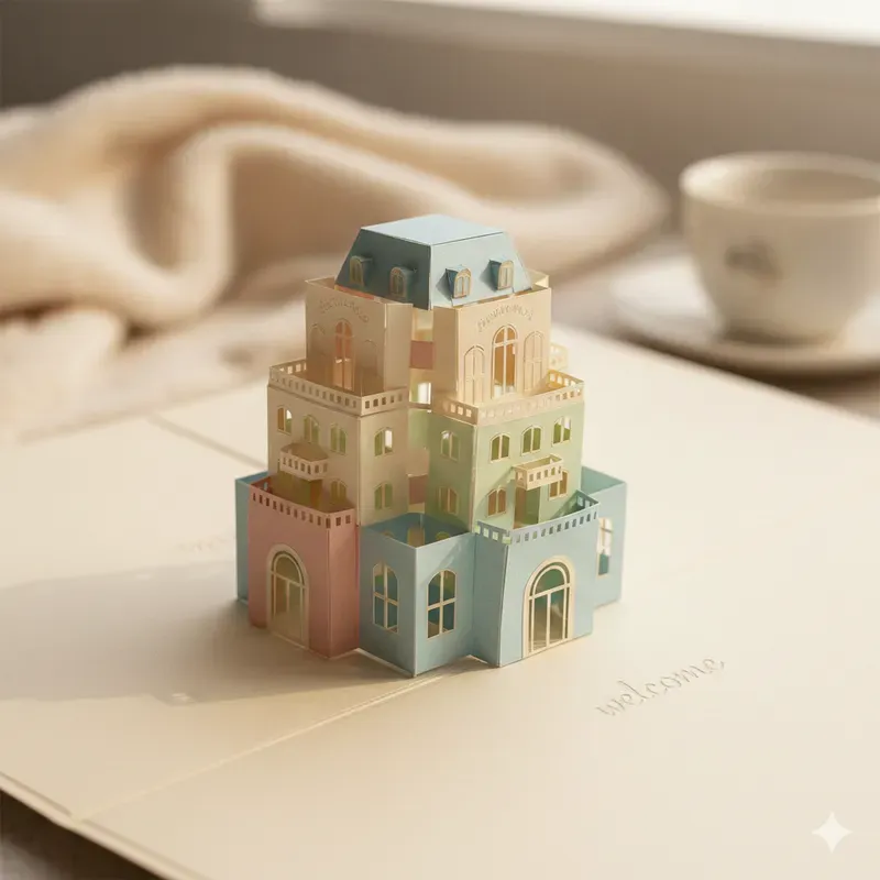 Handcrafted Miniature Popup Cards