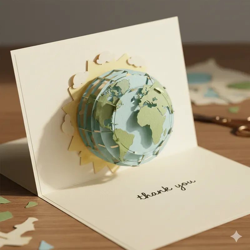 Handcrafted Miniature Popup Cards