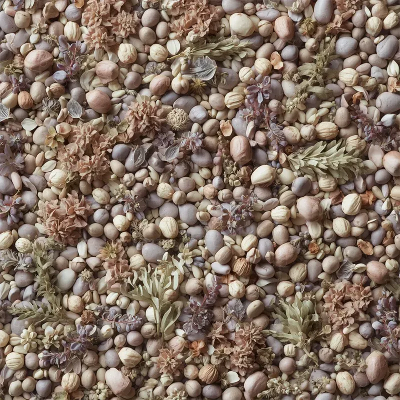 Intricate Object Mosaic Patterns