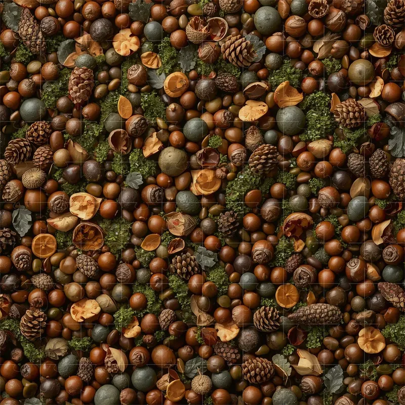 Intricate Object Mosaic Patterns