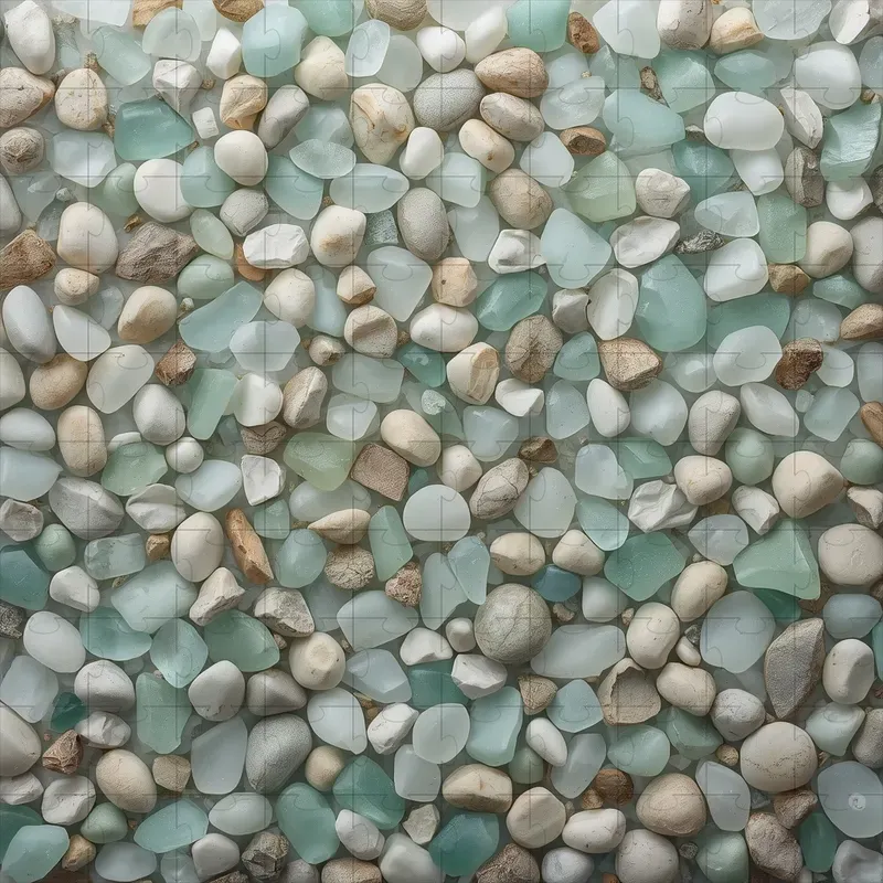Intricate Object Mosaic Patterns