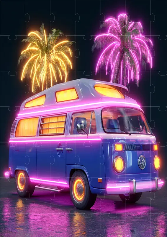 Neon 3D Illustrations