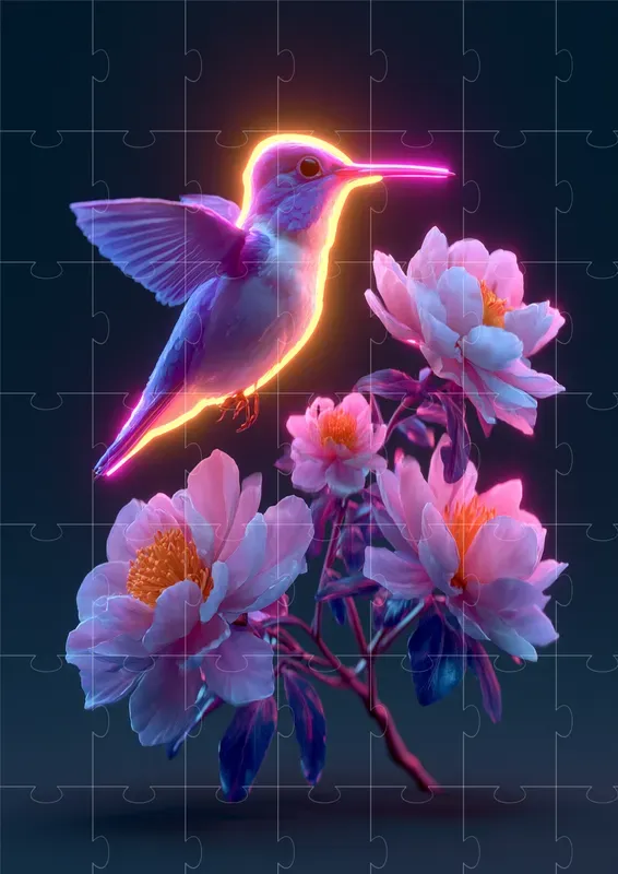 Neon 3D Illustrations