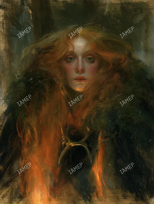 Haunting Gothic Oil Portraits