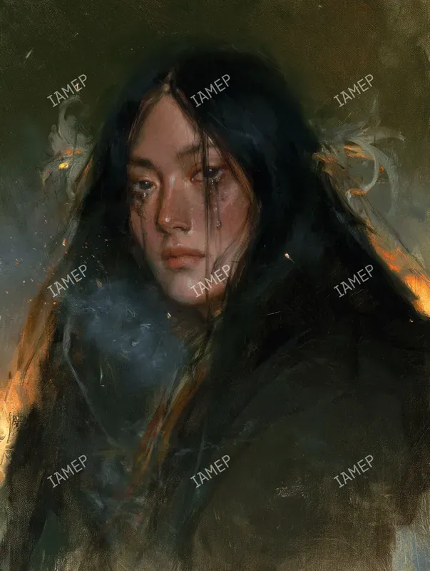 Haunting Gothic Oil Portraits