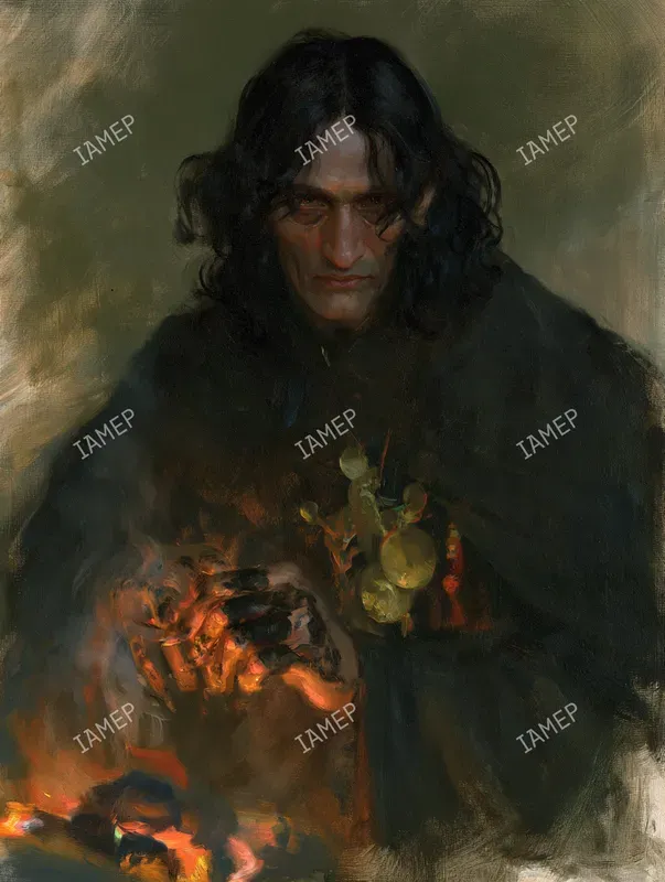 Haunting Gothic Oil Portraits