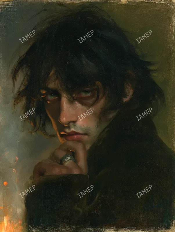 Haunting Gothic Oil Portraits