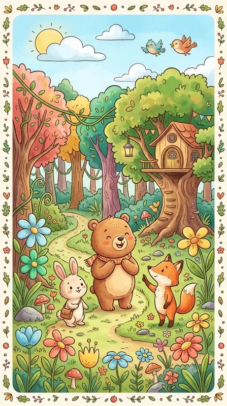 Retro Storybook Cover Designs Cliparts