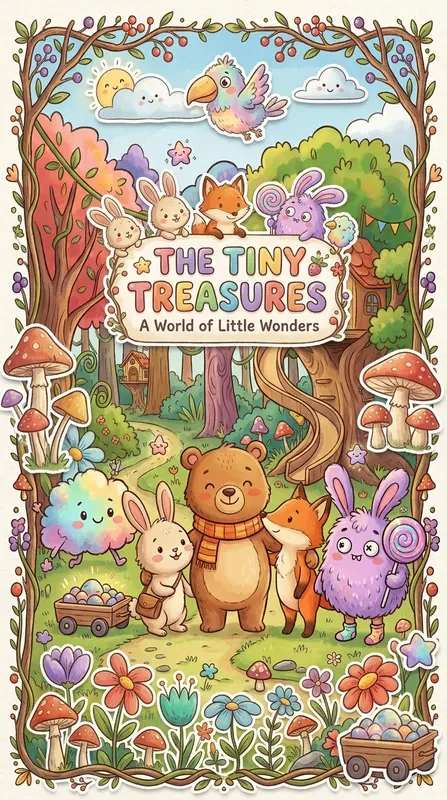 Retro Storybook Cover Designs Cliparts