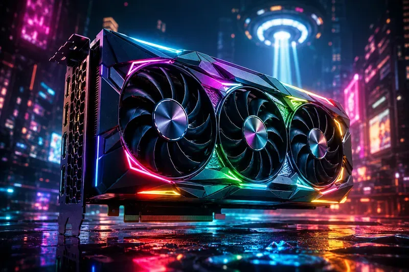 Premium Graphics Card Advertisement Genes