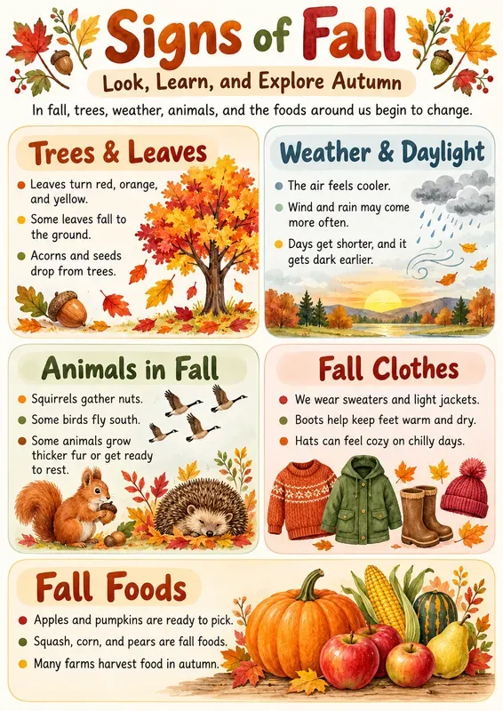 Fall Learning Poster Makers