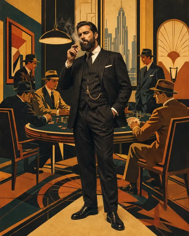 Vintage Art Deco Editorial Portraits