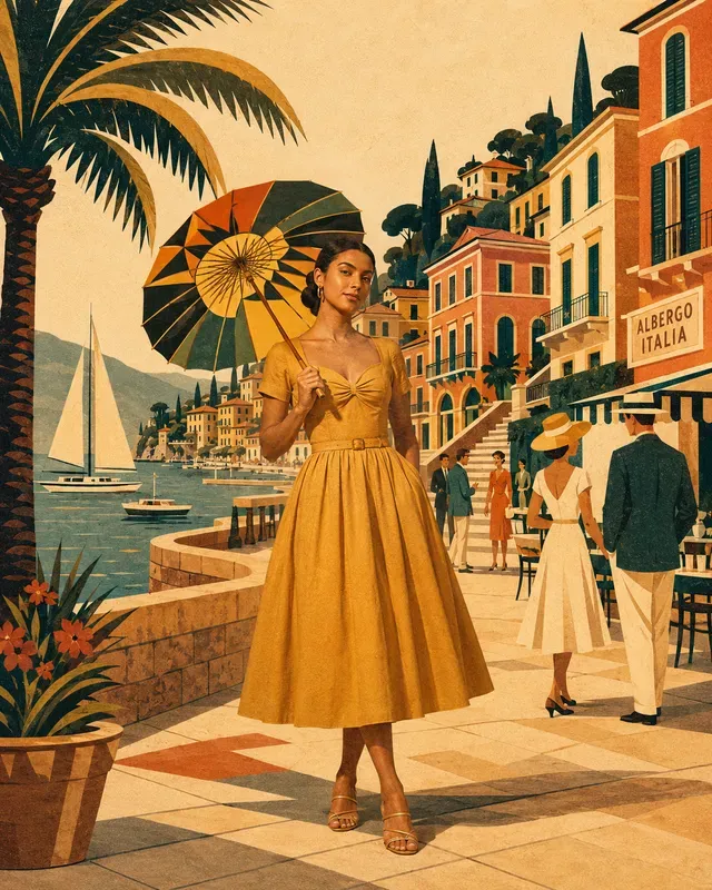 Vintage Art Deco Editorial Portraits