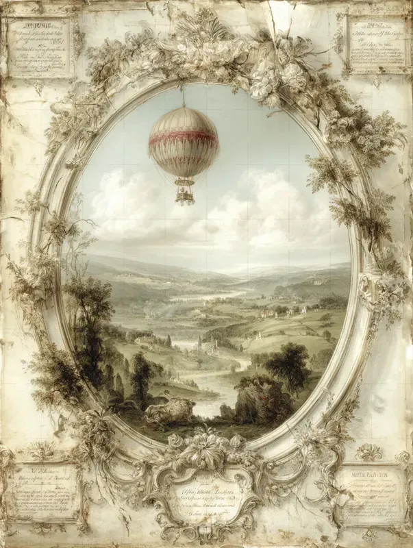 Vintage Baroque Atlas Illustrations