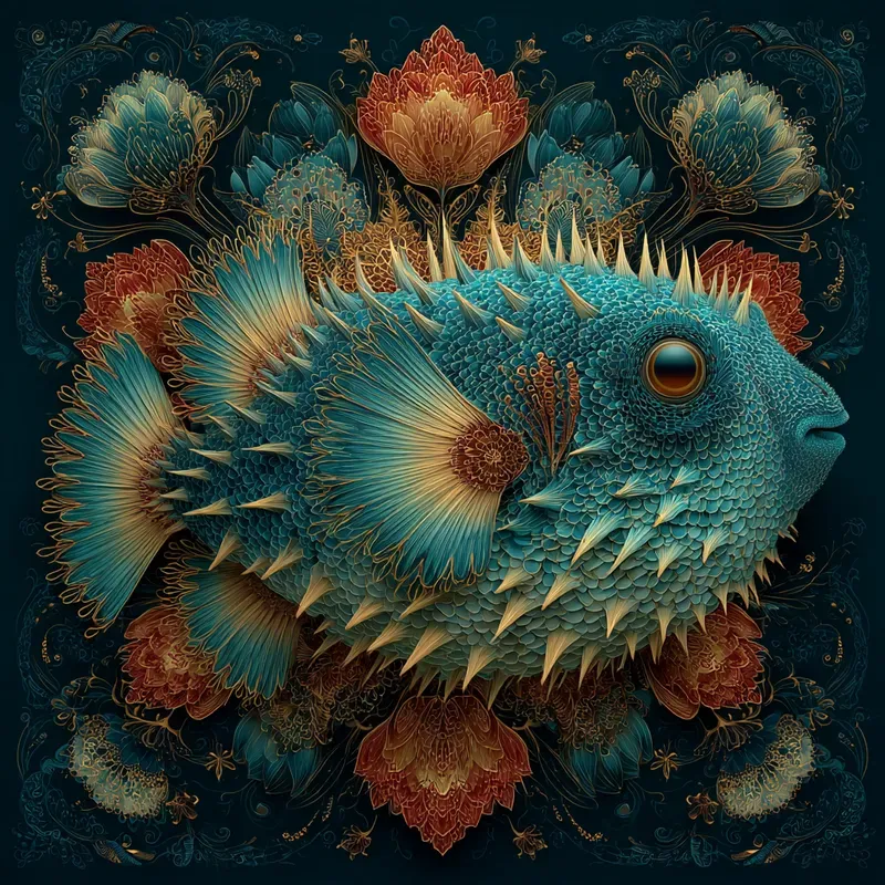Surreal Folk Sea Creatures