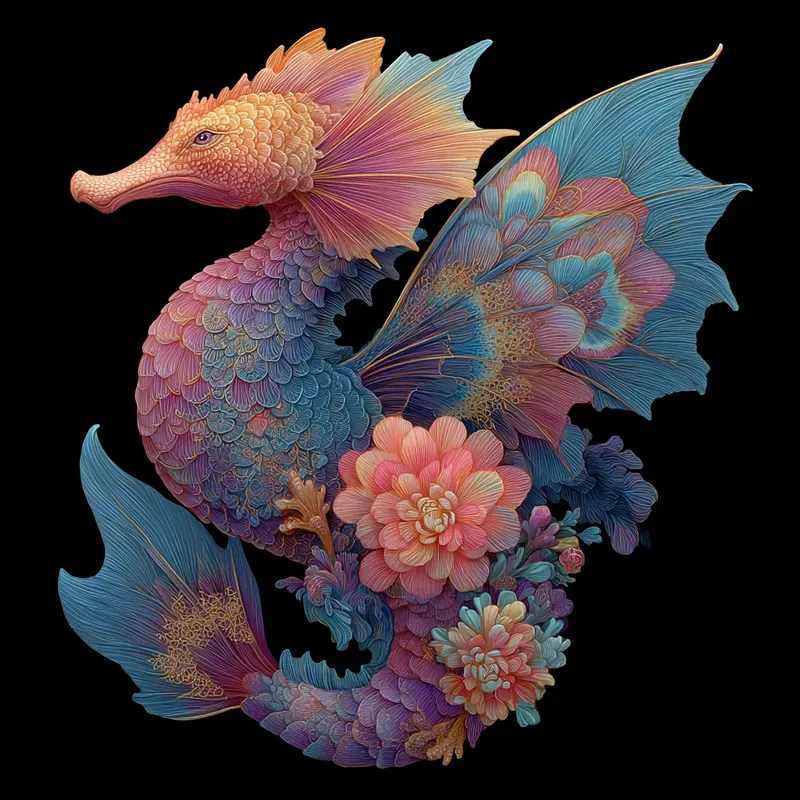Surreal Folk Sea Creatures