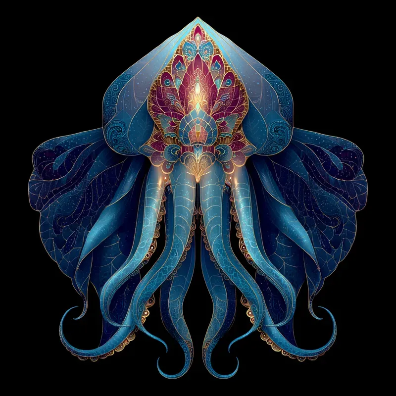 Surreal Folk Sea Creatures