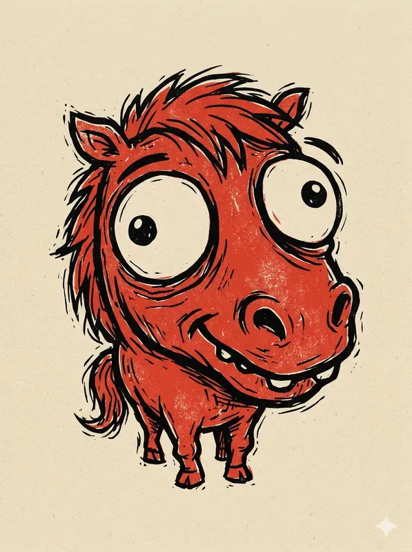 Quirky Duotone Print Animals