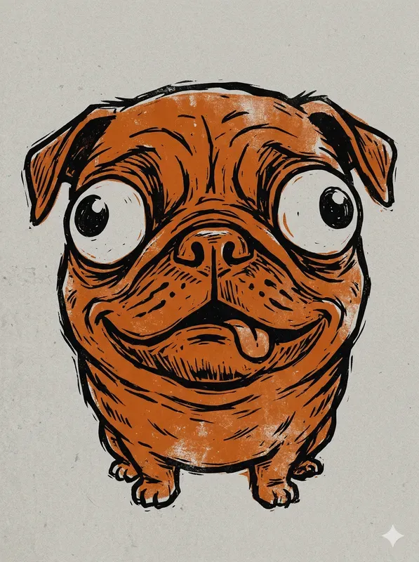 Quirky Duotone Print Animals