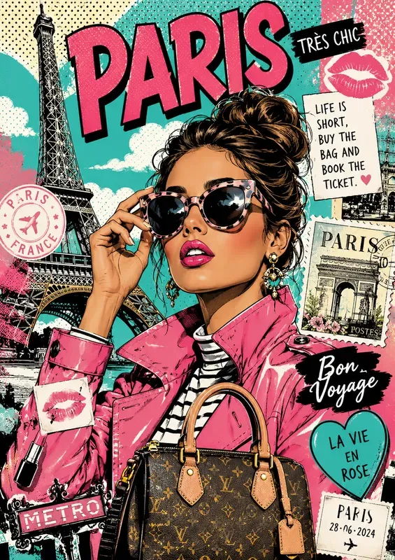 Pop Art Travel Poster Generator
