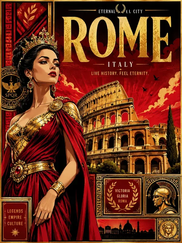 Pop Art Travel Poster Generator