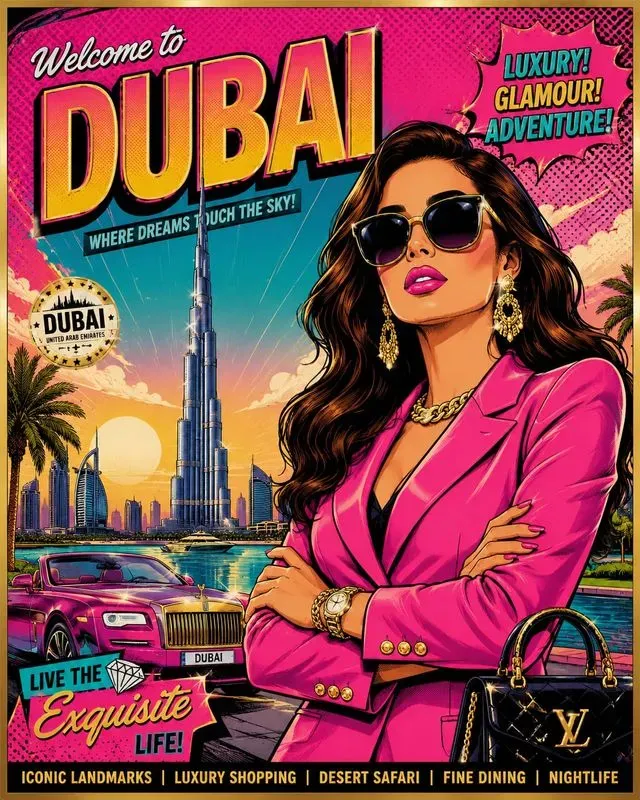 Pop Art Travel Poster Generator