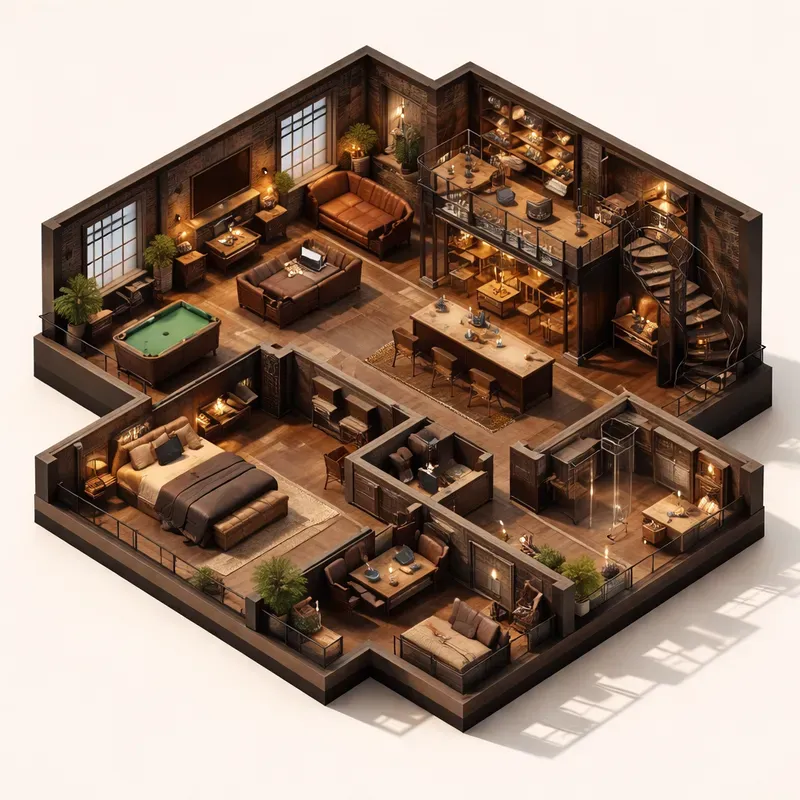 Premium 3D Isometric Floor Plans
