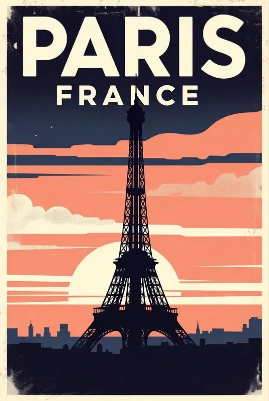 Vintage Travel Poster Generator