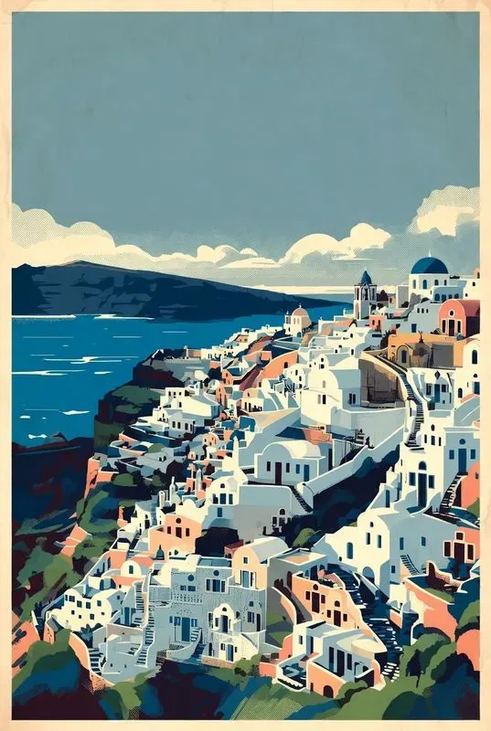 Vintage Travel Poster Generator