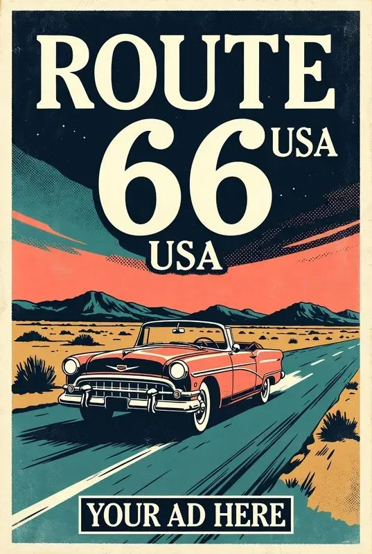 Vintage Travel Poster Generator
