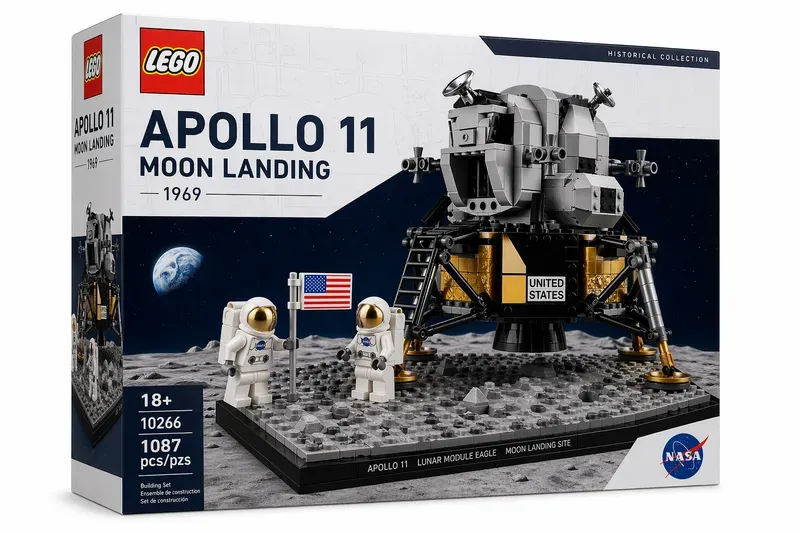 Lego Historical Set Boxes Photorealistic