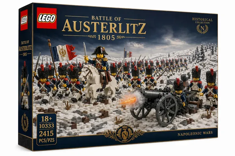 Lego Historical Set Boxes Photorealistic