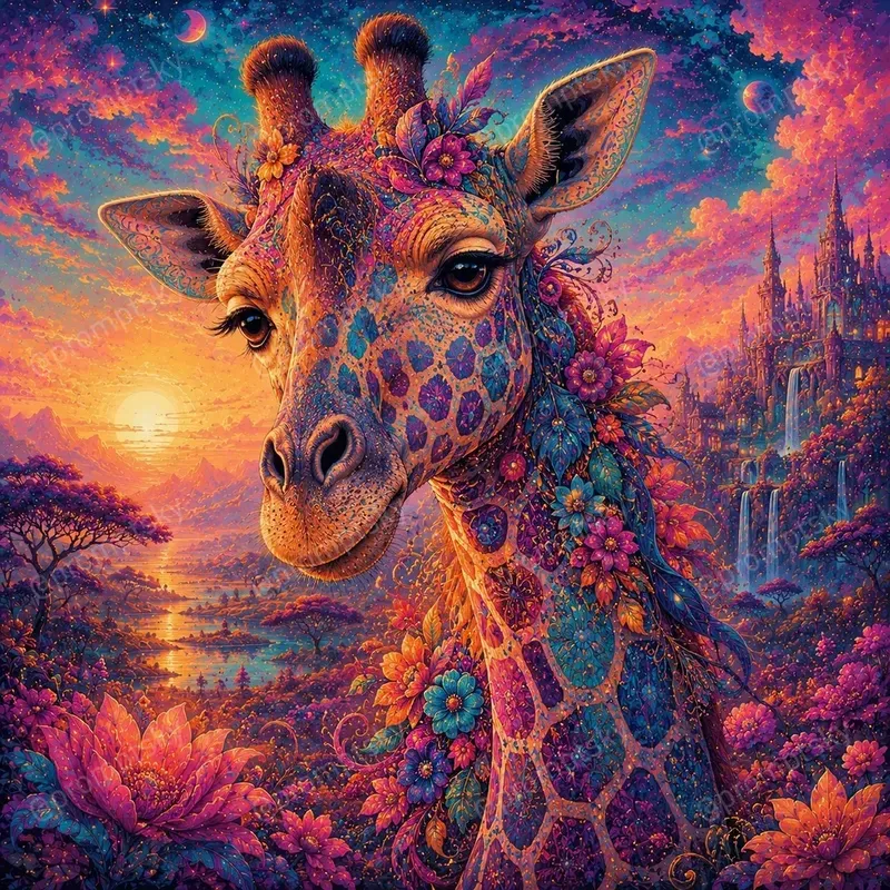 Painterly Dreamscape Fantasy Art