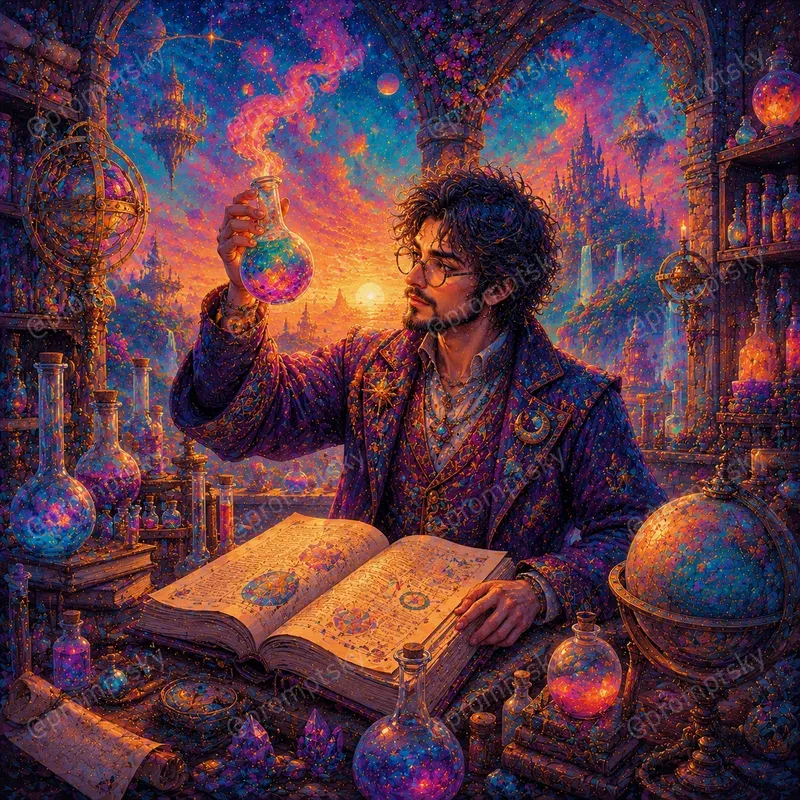 Painterly Dreamscape Fantasy Art