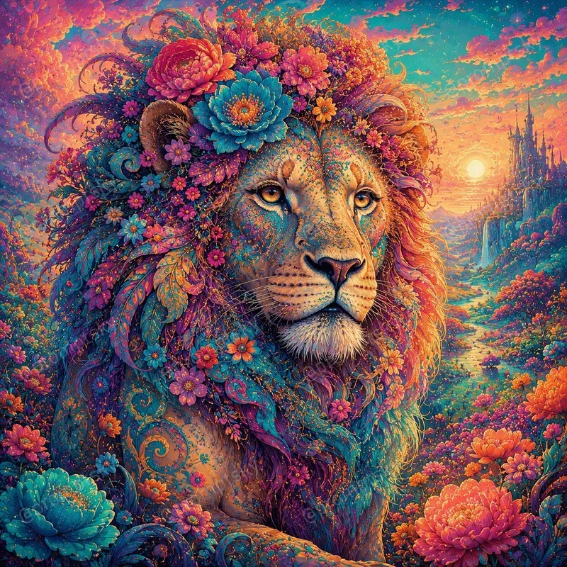 Painterly Dreamscape Fantasy Art
