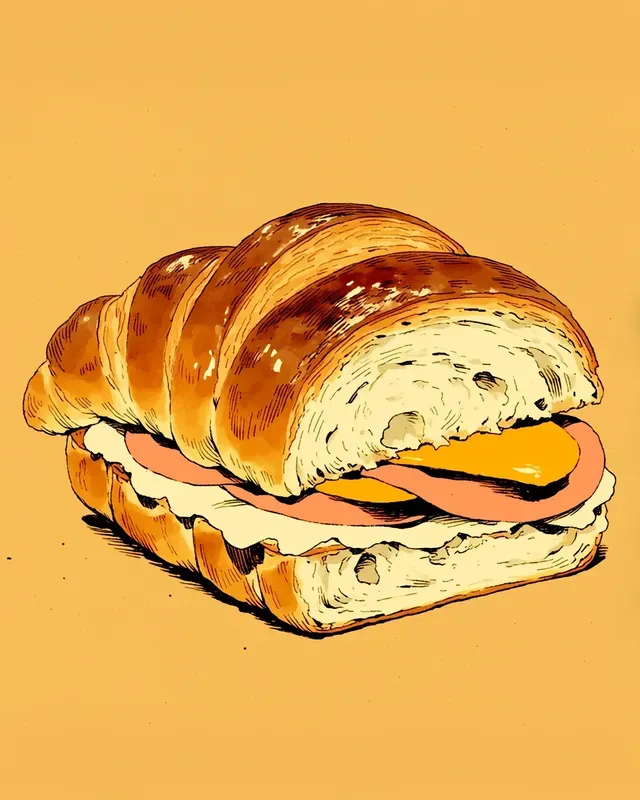 Naive Food Poster Illustration Generator