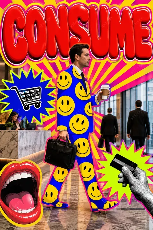 Pop Art Photo Collage Riots