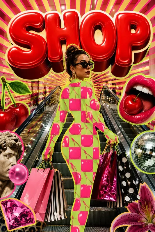 Pop Art Photo Collage Riots