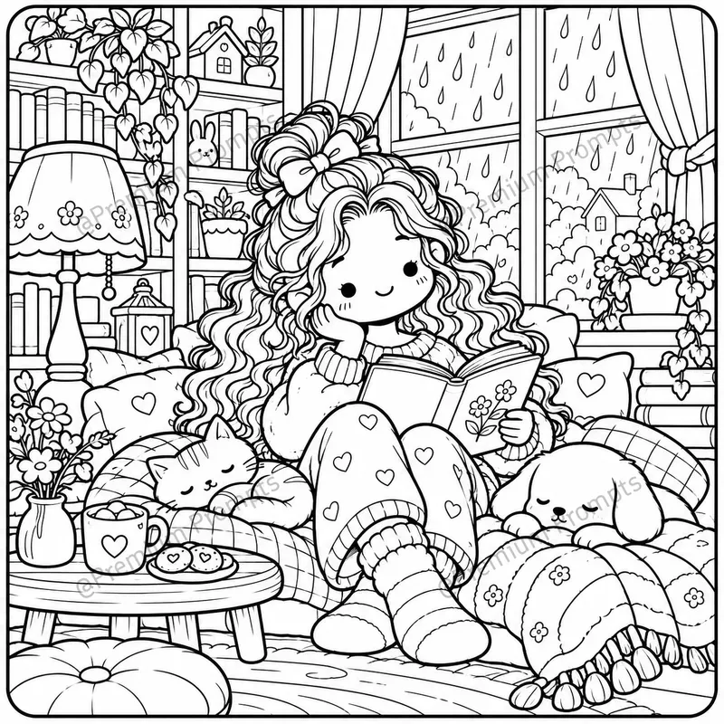 Super Super Cute Coloring Book Pages