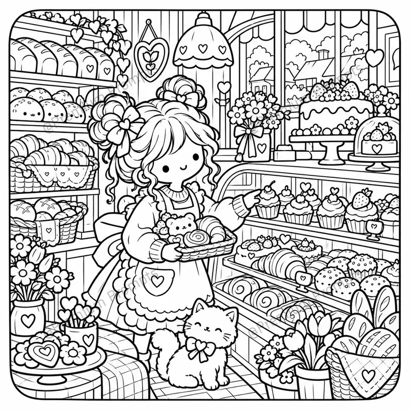 Super Super Cute Coloring Book Pages