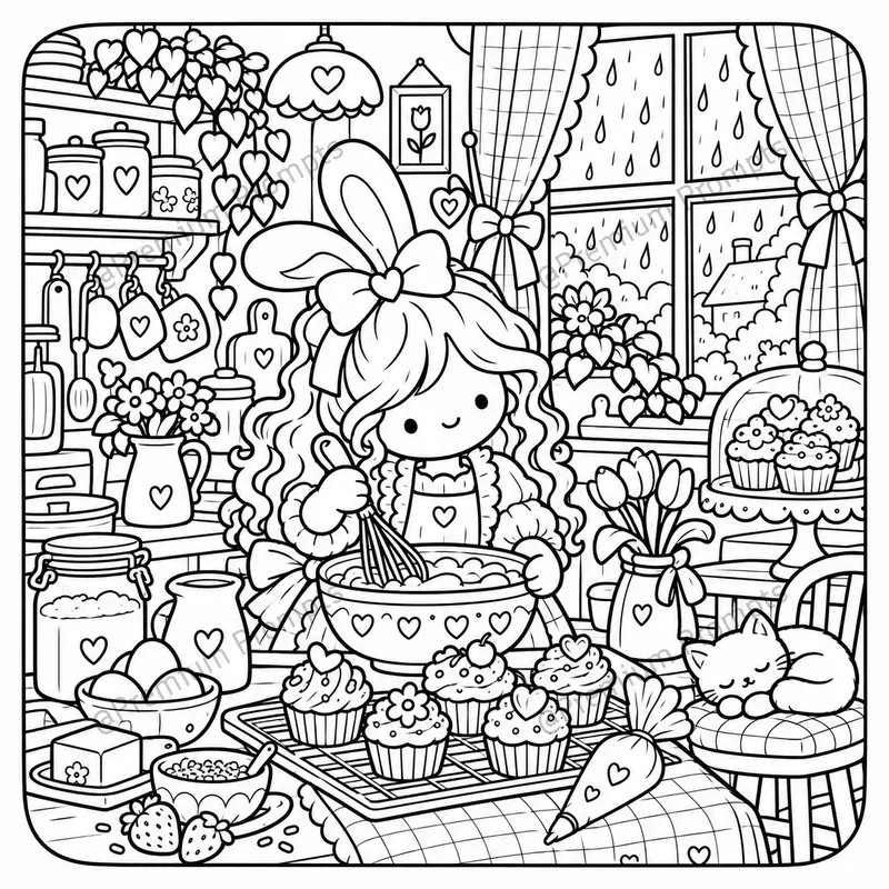 Super Super Cute Coloring Book Pages