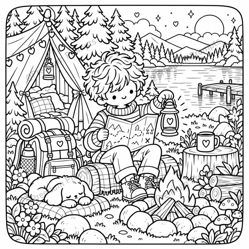 Super Super Cute Coloring Book Pages