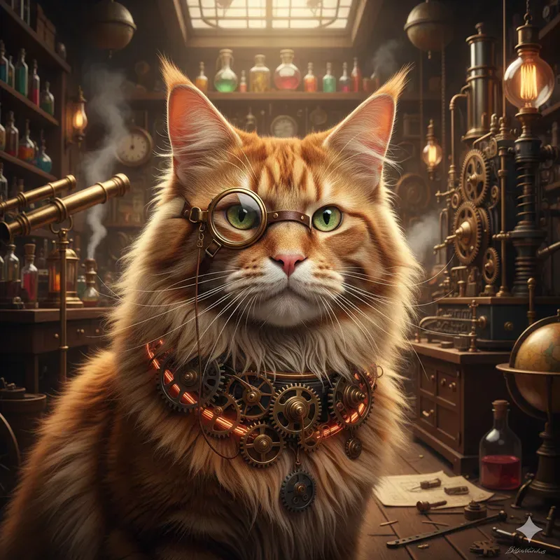 Multiverse Steampunk Cats