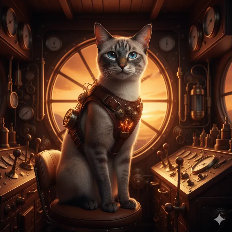Multiverse Steampunk Cats