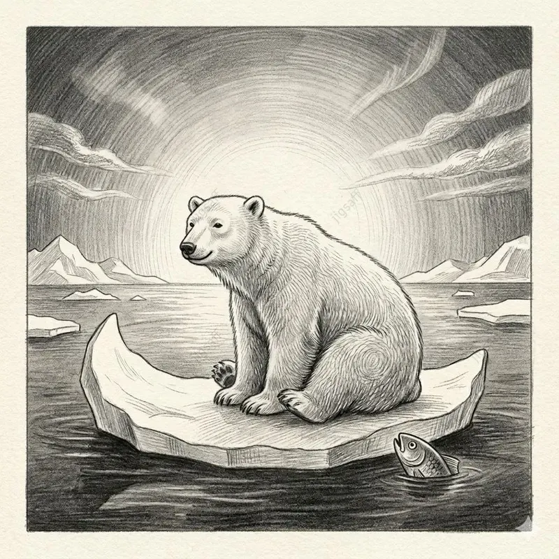 Arctic Bear Tales Pencil Illustrations