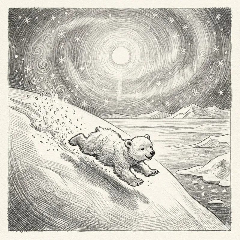 Arctic Bear Tales Pencil Illustrations