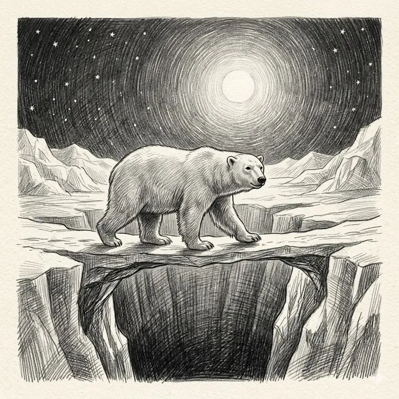 Arctic Bear Tales Pencil Illustrations